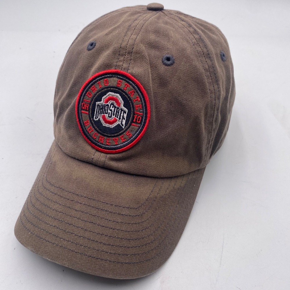 OHIO STATE Fan Favorite Buckeyes Hat Unisex OSFM Brown Distressed grunge NCAA